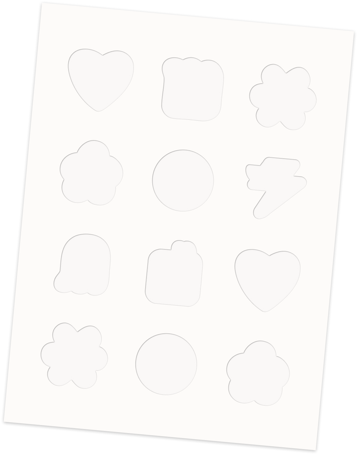 Sticker collection sheet