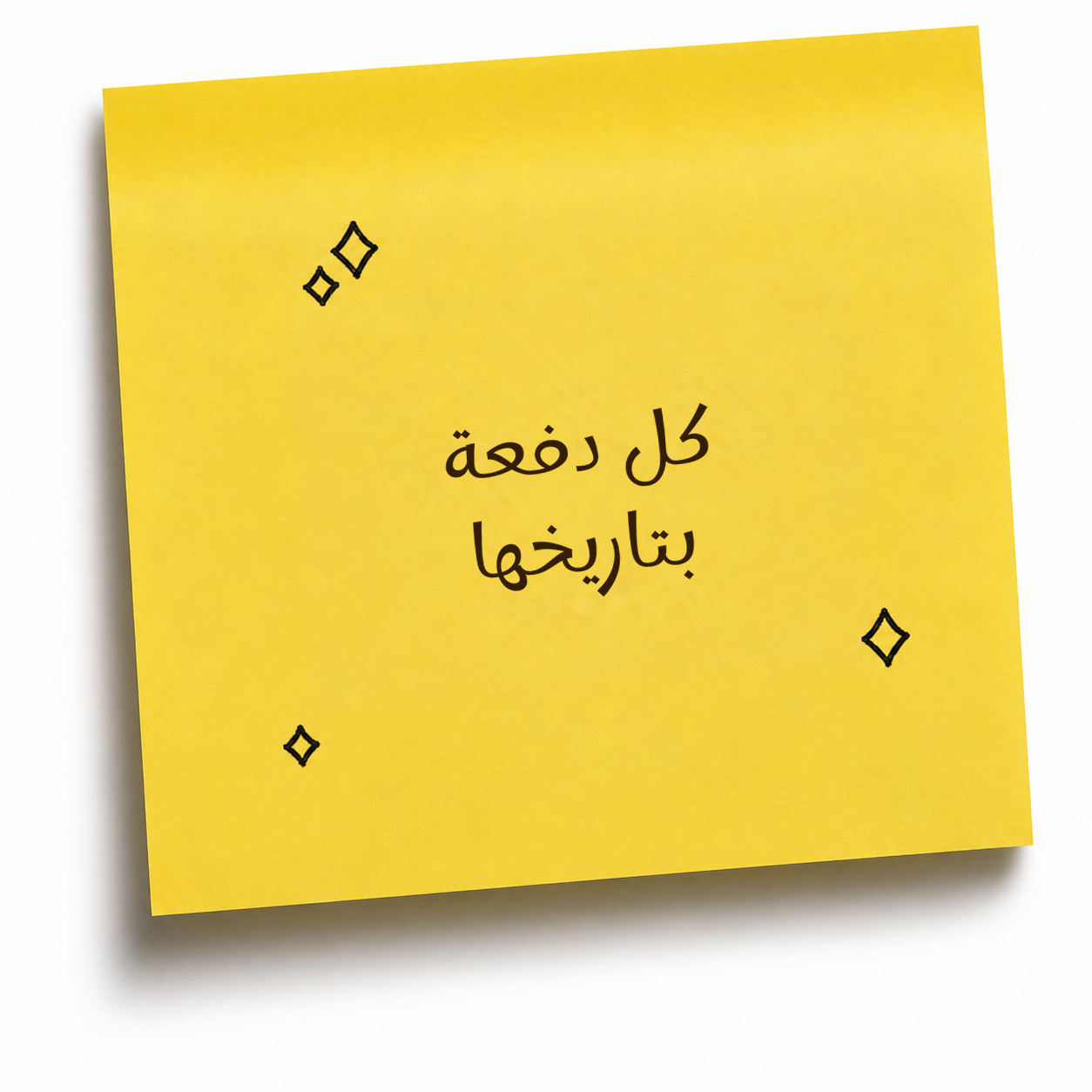 كل دفعة بتاريخها